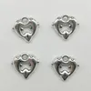 200 pièces mignon double dauphins antique argent charmes pendentifs bijoux collier à faire soi-même Bracelet boucles d'oreilles accessoires 11 12mm Customize223f