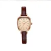 Zegarek damski Watche Wysokiej jakości luksusowy moda wodoodporna skórzana kwarcowa skóra 34 mm