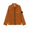 Giacca funzionale in nylon metallico di alta qualità, giacca a doppia borsa, giacca riflettente per protezione solare, giacca a vento da uomo
