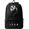 Leon ryggsäck den professionella dagpaketet Jean Reno School Bag Film Packsack Print Rucks Durable School Bag Outdoor Daypack