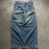 Jeans de mujer Hip-hop Vintage Bordado Jeans Harajuku Moda Casual Denim Gótico Baggy Pierna ancha Pantalones de pierna recta Hombres y mujereszln231201