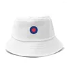 Bérets broderie Raf Lowvis armée cocarde coton seau chapeau noir blanc solide unisexe mode casquettes hommes femmes casquette plage soleil Fisher chapeaux