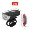 Bike Lights Bike Lights Bicycle Light Usb Led Rechargeable Set Mountain Cycle Front Back Headlight Lamp Accessories Drop Delivery Spor Dhtcx