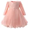 Flickaklänningar Baby Princess Dress for Girls Summer Clothing Kids Formell kväll dopande bollklänning spädbarn