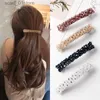 Akcesoria do włosów do włosów słodki kolor kryształowy sprężyn fryzury piny ręcznie robione koraliki włosy barrettes dla kobiet dziewczyna moda prosta akcesoria do włosów.