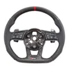 Volante per auto in vera fibra di carbonio al 100% per AUDI S3 S4 S5 RS3 RS4 RS5 RS6 RS7