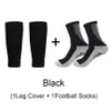 Sports Socks 1 Set of High Elasticity Shin Guards Football Leg Cover Non-slip Soccer Tennis Basketball Sport Socks Grip Cycling Riding Socks 231213