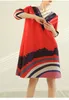 Lässige Kleider Schlanker Rock im chinesischen Stil mit High-End-Sense-Miyake-Faltenboden, rotes Kleid mit Frühlings- und Sommertemperament