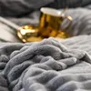 Bedding sets Magic Thicken Corduroy Duvet Cover Set Ultra Soft Velvet Quilt Reversible Comforter Covers Winter 220240CM 231214
