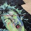 Mäns T-shirts Tie-Dyed Hellstar Dios Electric Kid T Shirt Men Kvinnor Bästa kvalitet Casual Top Te T-shirt T231214