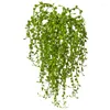 Decoratieve Bloemen Senecio Kunstsucculent Set Van 3 Groen