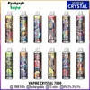 Authentic VAPME Crystal 7000 Puffs Disposable Vapes Rechargeable E Cigarette 650mAh Battery Prefilled 14ml Pods Carts Mesh Coil Vape Pen