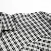 Women's Blouses Shirts Classic Black And White Plaid Long-Sleeved Shirt Women's New Relaxed Casual Button Cardigan Top YQ231214