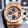 HBF MONTRE DE DE LUXE MENS OROLOGI OGNA CHRONOGRAFICA MOVIMENTO MECCANICO MECCANICO ACCIAI