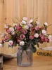 Dekorativa blommor 2st Party Office Diy Birthday Wedding Bouquet 7 Branch 21 Heads Garden Artificial Rose Home Decor Fake Arrangement