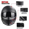 Cycling Helmets 2023 Multi purpose Combination Helmet Retro Motorcycle Cascos Moto Locomotive Personality Half Predator 231213