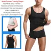 Corps pour hommes Shapers Corps Mentide Shaper Belly Réduire Shapewear Abs Abdomen Slimming Compression Shirts Corset Top Fitness Hide Gynecomastia Souswear 231213