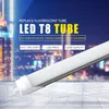 10pcs 4ft 왕조 LED T8 튜브 24W 전통적인 밸러스트 형광등 교체 120cm 2feet 에너지 절약 고정 장치 차고 작업장