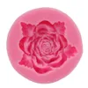Flower Rose with Lace Silicone Fondant Soap 3D Cake Mold Cupcake Jelly Candy Chocolate Decoration Baking Tool Moulds FQ1970341M