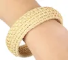 Tennis Fashion Straw Weave Rattan Armband Simple Big Round Vine Braid Armband Bangles For Women Admand Wrap Jewelry9318132