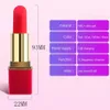 Vibrators Love Ture Mini Massager Vibration Adult Fimal Erotic Red Lipstick Vibrator Sex Toy For Women Egg 231213