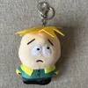 Groupe mignon groupe South Park en peluche porte-clés pendentif poupées en peluche d'anime cadeaux pour la maison décoration de chambre à coucher