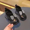 Erste Wanderer Baby Walker Schuhe Frühling Herbst Säugling Vielseitige Sockenstiefel 2023 Kinder Mädchen Elegant 01y Freizeitschuh Einfache Gitterschleife 231213