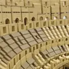 Vehicle Toys IN STOCK 9036Pcs 86000 Movie Series Architecture City The Italy Roman Colosseum Model Building Blocks 10276 Bricks Kids ToysL231114