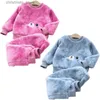 Pigiama Nuovo Pigiama Invernale Set Baby Boy Girl Addensare Pigiama Set Flanella Pile Bambino Bambino Caldo Catoon Indumenti Da Notte Per Bambini Abito A Casa 0-6 Anni