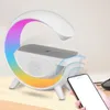 Night Lights G Bluetooth Speaker Atmosphere Light Wireless Charger Bedside RGB Loudspeaker Gift