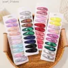 Headwear Hair Accessories 10Pcs/Set Korean Gradient Sequins Metal BB Clips Hair Clips for Kids Handmade Hairpins Barrettes Headwear Girls Hair AccessoriesL231214