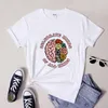 Dames T-shirts Vier geesten van alle soorten Autisme Bewustzijn T-shirt Esthetische Neurodivergerende ADHD Tee Shirt Neurodiversiteit Maatschappelijk Werker