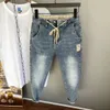 Jeans da uomo Slim Piedi piccoli Pantaloni lunghi Versatile Stretch Abbigliamento casual pantalones hombre uomo abbigliamento pantaloni cargo 231213