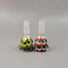 2 piezas de 14 mm Tazón de vidrio Manija de articulación macho Hermosa pieza de tazón Town Accesorios para fumar para bongs tuberías de agua