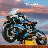 Brinquedos de veículos 1920 PCS Compatível Técnico 42130 Motocicleta M 1000RR Blocos de Construção de Carro de Corrida Moto Modelo Veículo Moc Tijolos Brinquedos PresentesL231114