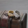10mm Hip Hop 2 rangées CZ pierre Bling glacé rond chaîne cubaine bagues pour hommes rappeur anneau bijoux or argent Color254a