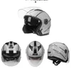 Caschi ciclistici caschi motorcross e sicurezza mezzo casco in discesa da donna uomo motocicletta doppia lente visorcasco de seguridad per vespa 231213