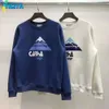 Yiciya Sweatshirt Carha Brand Classic Snow Mountain Printing Sweater Hoodies Pullover Luxury New Blouse Sweatshirts Långärm