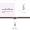 925 Srebrne naszyjniki wisiorki dla kobiet srebrna biżuteria Naszyjnik N48255A