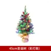 Kerstdecoraties Mini Tree Pine Cone 45cm Desktop Simulation Plant Office ornamenten