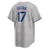 17 Ohtani Los Baseball Jersey Королевский синий белый дом Connect Mens S M L XL 2xl 3xl Stitched