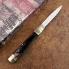 이탈리아 9 인치 마피아 접이식 나이프 퀵 오픈 필드 생존 도구 야외 전술 사냥 폴딩 칼 야외 생존