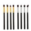 Make -upborstels 4PCS Cosmetics Tools Kit Eye Shadow Hoogtepartij Hoogtepunt Vermenging van hoge kwaliteit Details Set natuurlijk haar