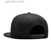 Ball Caps Solid Hip Hop Cap For Men Snapback Hat Women's Baseball Caps Adjustable Flat Brim Bill Plain Visors Boys And Girls Street Dance YQ231214