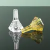 Colored high borosilicate glass crafts 14mm clear glass pipe holder