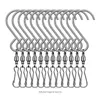 Spinning Swivel Clips Stainless Steel S-Shaped Hooks For Wind Chimes Wind Spinners Wall Hangers Rotatable Wholesale LX4810