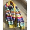 Womens Sweaters Women Colorful Woolblend Cozy Comfortable Dopamine Sweater Cardigan Autumn Winter In 231214