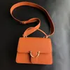 Estilo cruzado diagonal de mano de órgano para mujer con correas de hombro anchas desmontables, bolso de hombro de palo largo, bolsos cruzados cuadrados