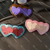 Colorful Heart Hair Clips Letter Spring Clip for Women Diamond Girls Barrettes Lovers Birthday Gift