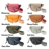 2024 Gate di alta qualità Dual Puzzle Sella spalla Sella cinghia 2 dimensioni vera borse in pelle Luxurys Bags da design da donna Crossbody City Borse Clutch Borse